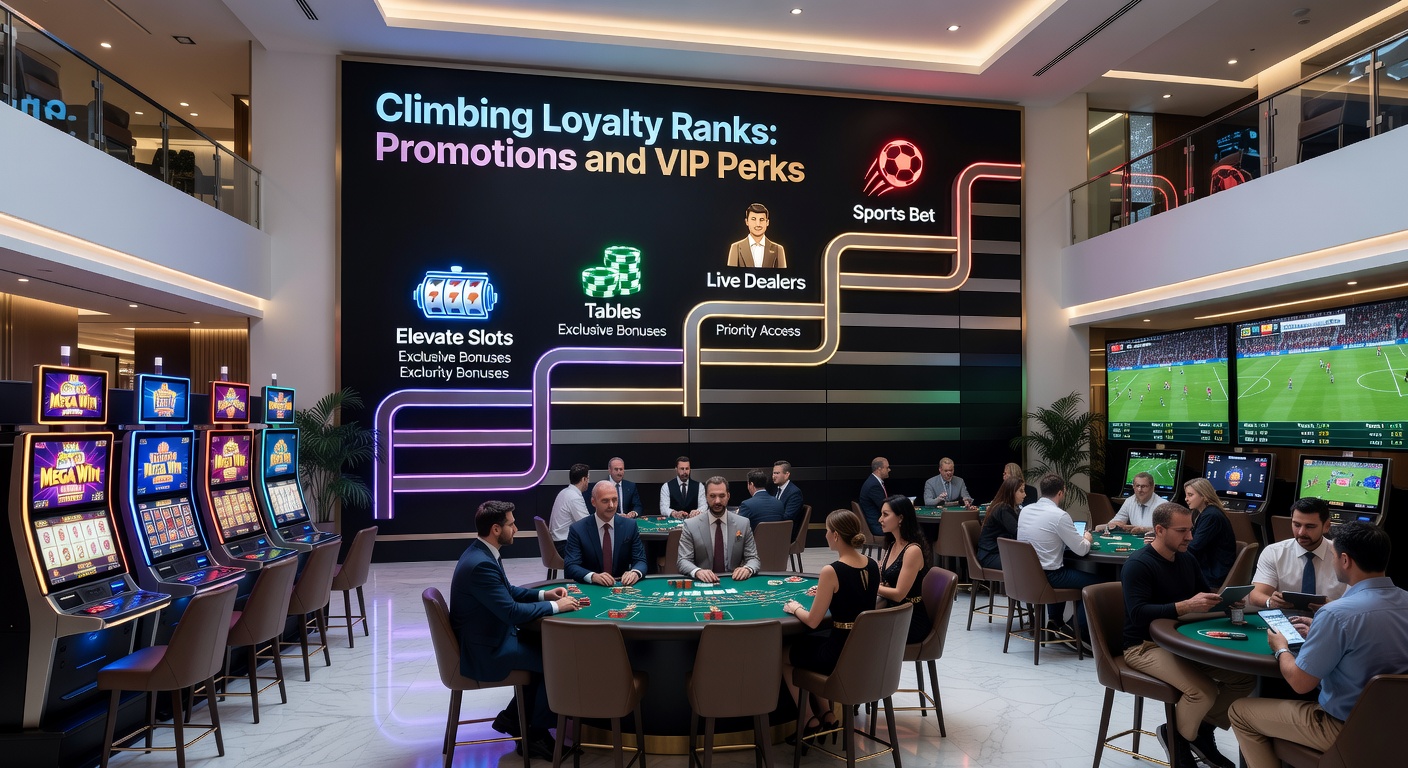 Dynamic split-screen of live dealer blackjack, vibrant sports betting interface, and VIP lounge perks