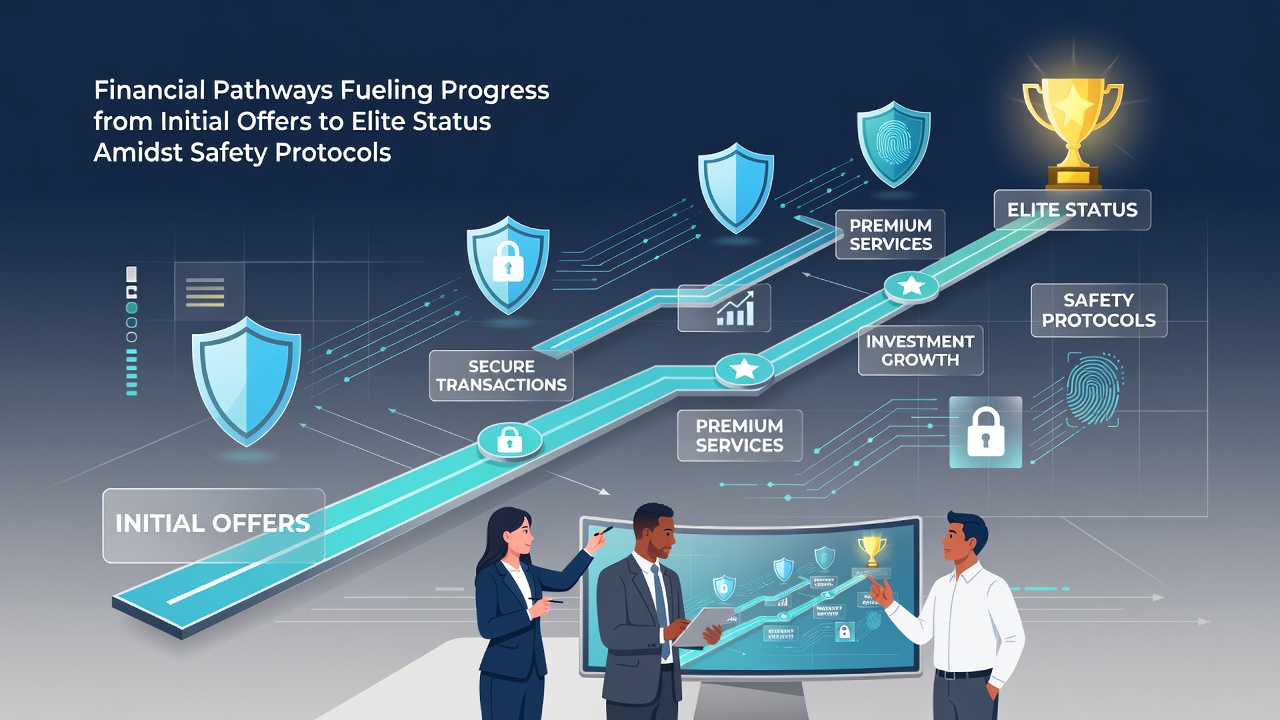 Diagram of loyalty ladder showing progression from basic offers to elite status alongside player protection checkpoints