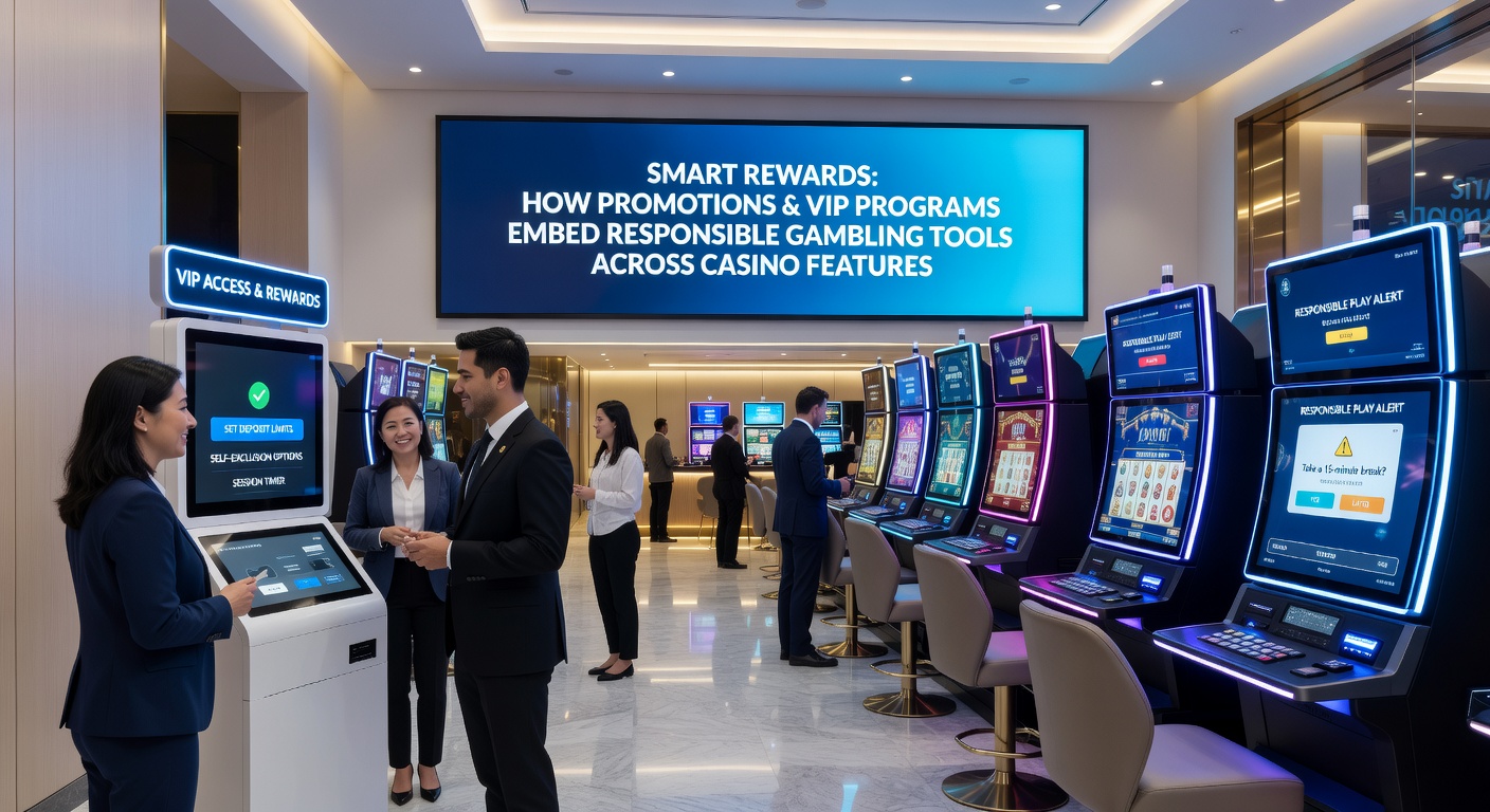 VIP loyalty ladder graphic illustrating tier progression with integrated responsible gambling notifications like self-exclusion options and personalized play limits