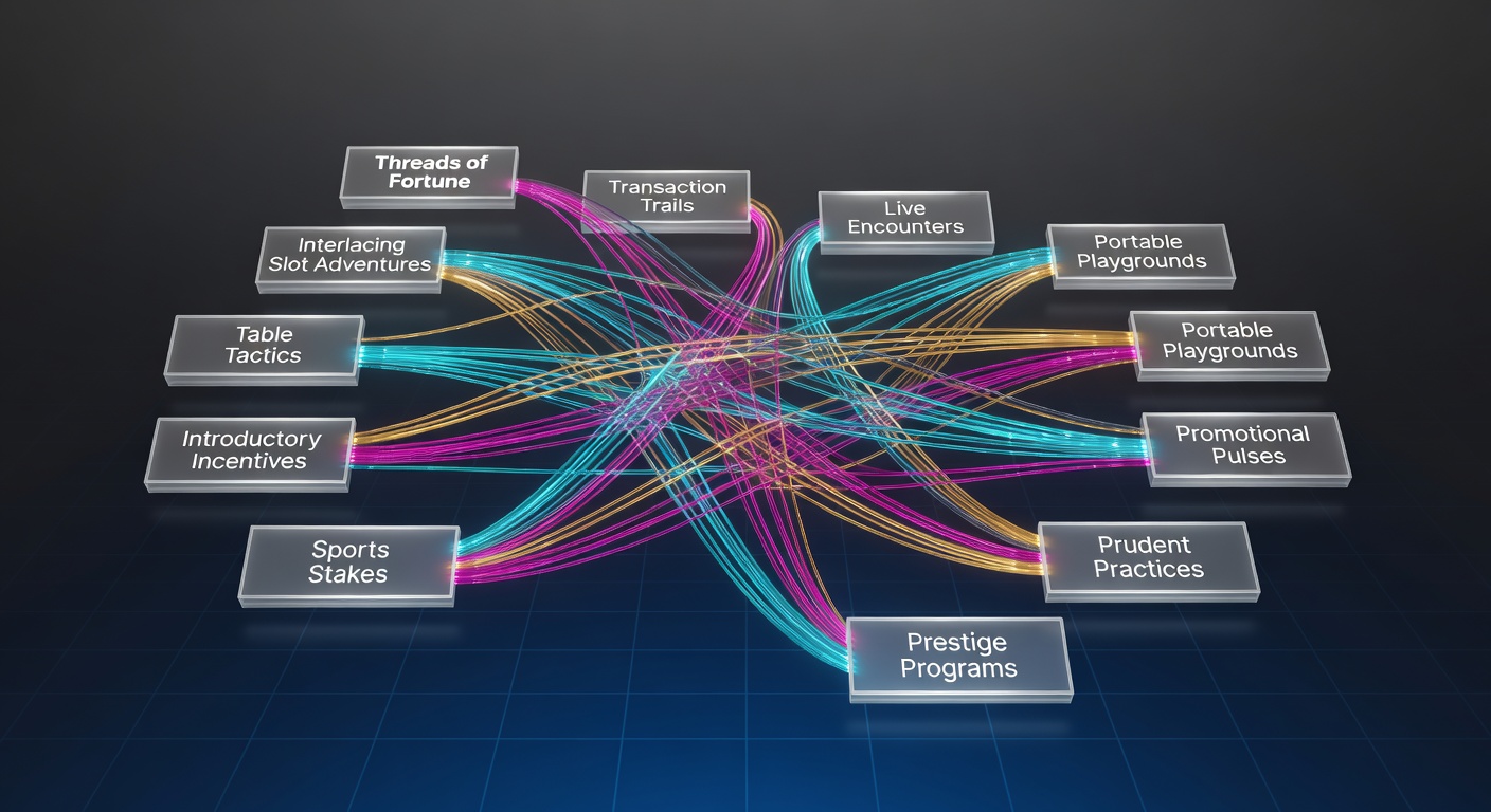 Vibrant digital tapestry illustrating interconnected casino elements from slot reels to sports arenas and secure payment streams